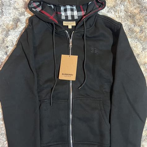 [Retail] Burberry Zip Up Hoodie. For Comparison. The Material